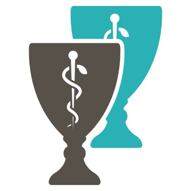 Tıbbi bardak simgesi