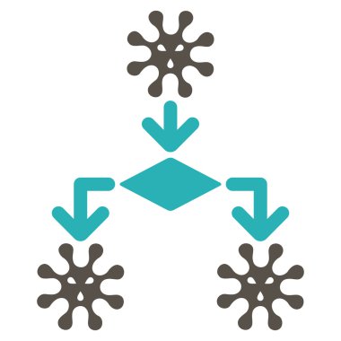 Virüs üreme simgesi