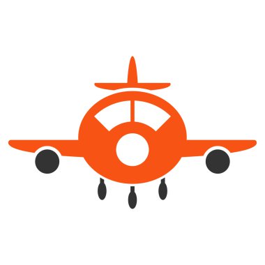 Uçak düz simgesi