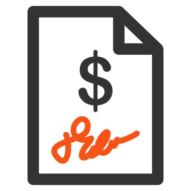 Fatura simgesi imzaladı