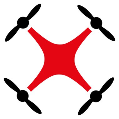 Airdrone düz simgesi