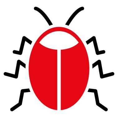 Böcek düz simgesini