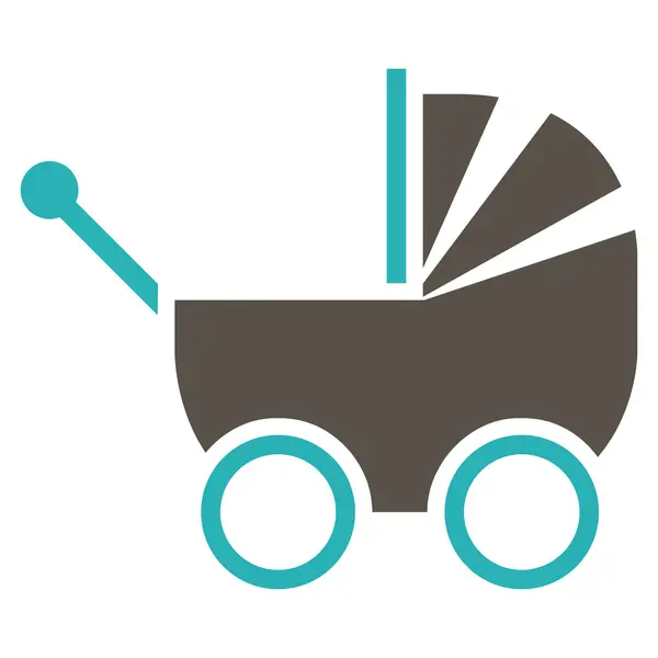 Baby Carriage Icon — Stock Vector