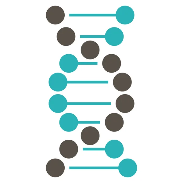 Dna Apartamento Icono — Vector de stock