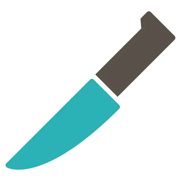 Cuchillo Icono plano — Vector de stock