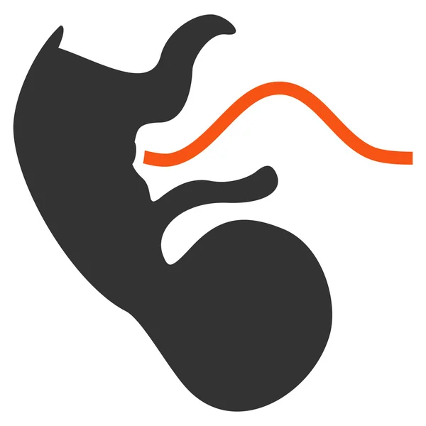 Icône d'embryon singe — Image vectorielle