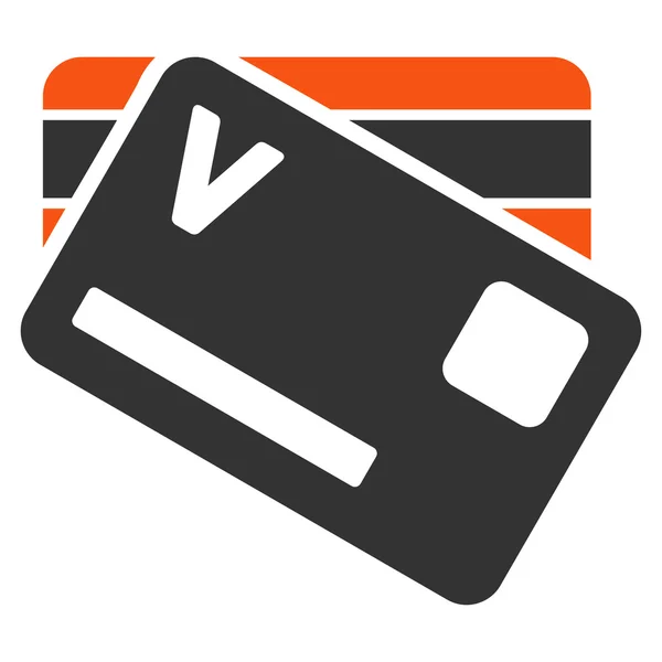 Bankovní karty ikona — Stockový vektor