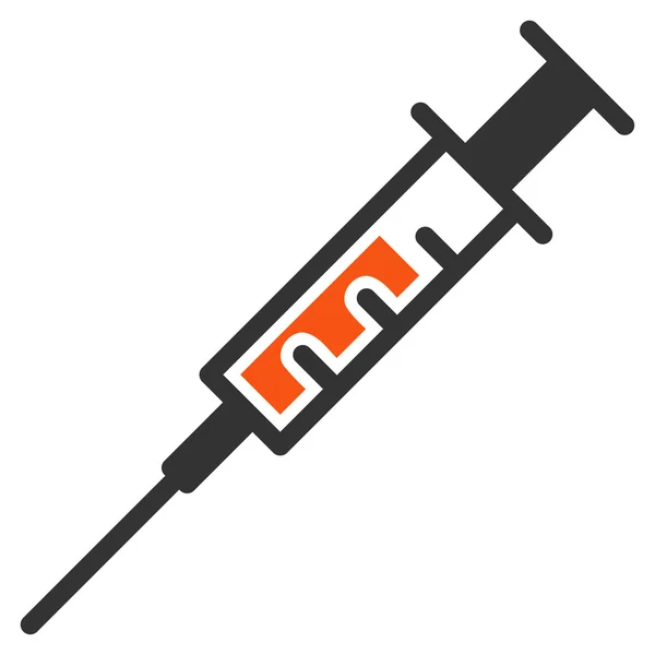 Syringe Flat Icon — Stock Vector