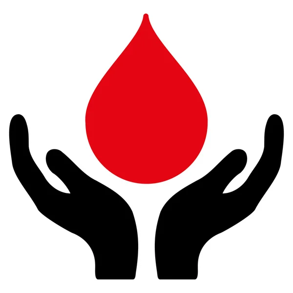 Blod donation ikonen — Stock vektor