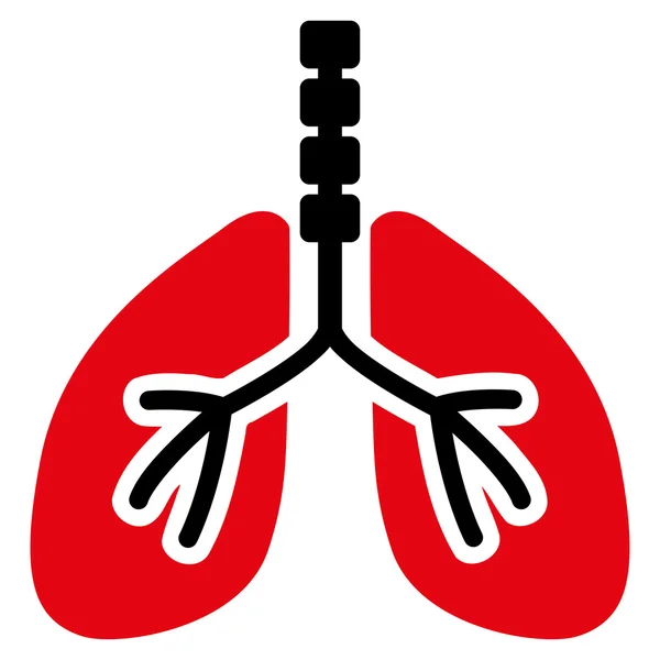 Icône du système respiratoire — Image vectorielle