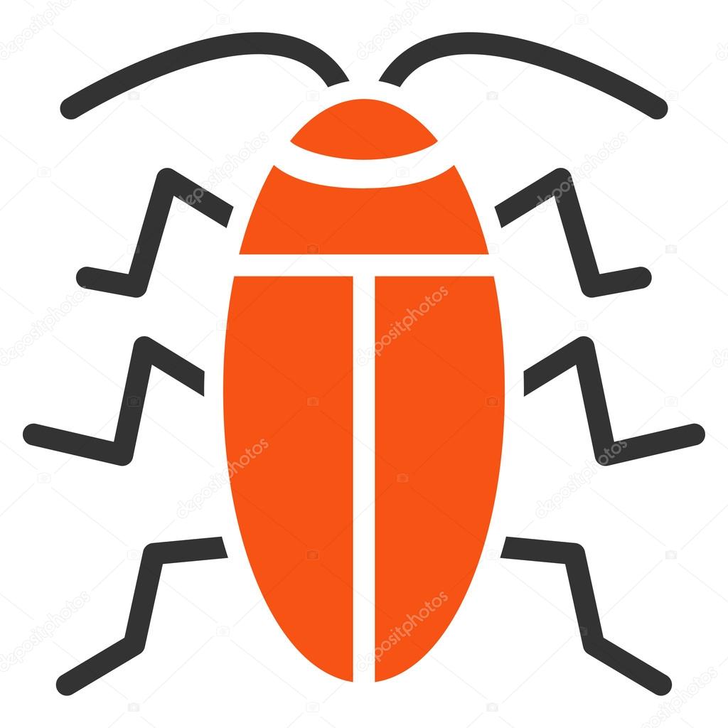 Cockroach Flat Icon