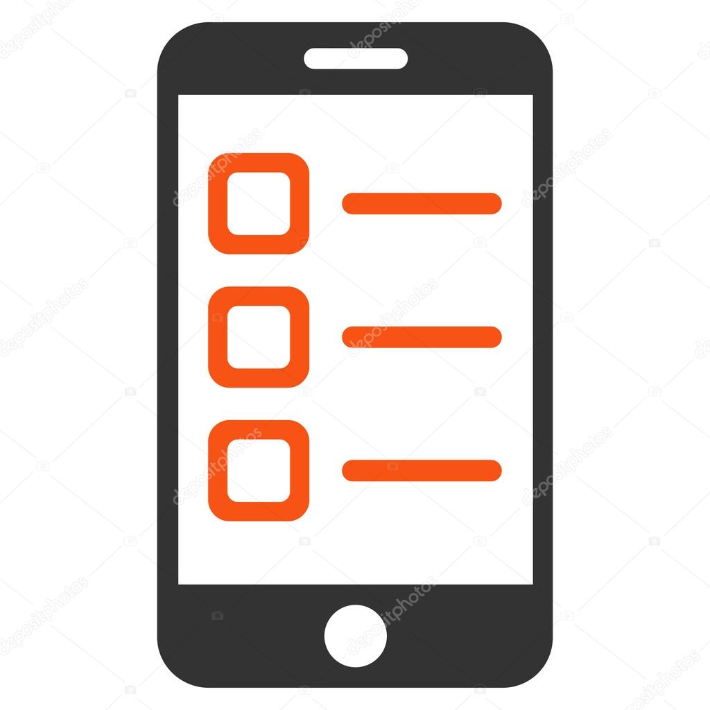 Mobile List Icon