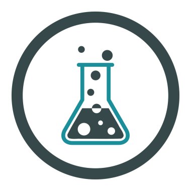 Sıvı yuvarlak vektör simge kaynar