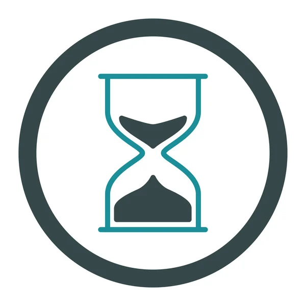 Hourglass Rounded Vector Icon — Stock Vector