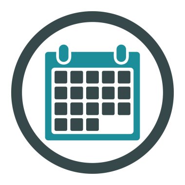 Ay yuvarlak vektör simgesi