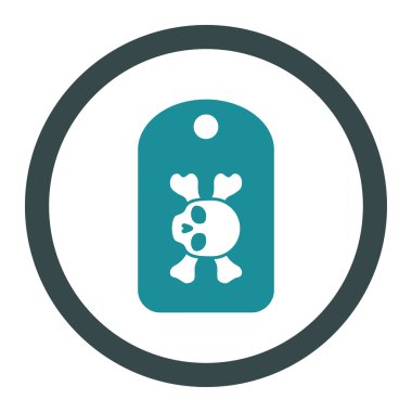 Morg Mark Vector Icon yuvarlak