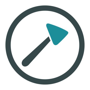 Nörolog çekiç yuvarlak vektör simgesi