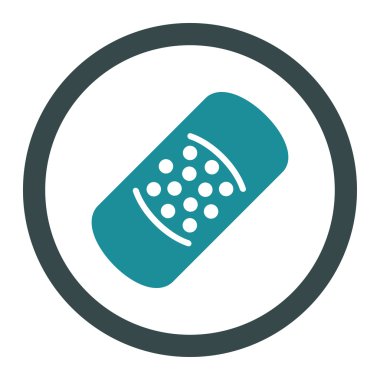 Yama yuvarlak vektör simgesi