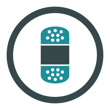 Yuvarlak vektör simge alçı