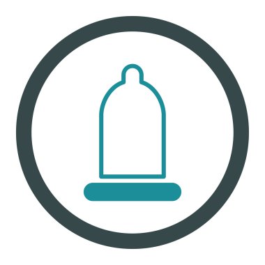 Koruyucu yuvarlak vektör simgesi