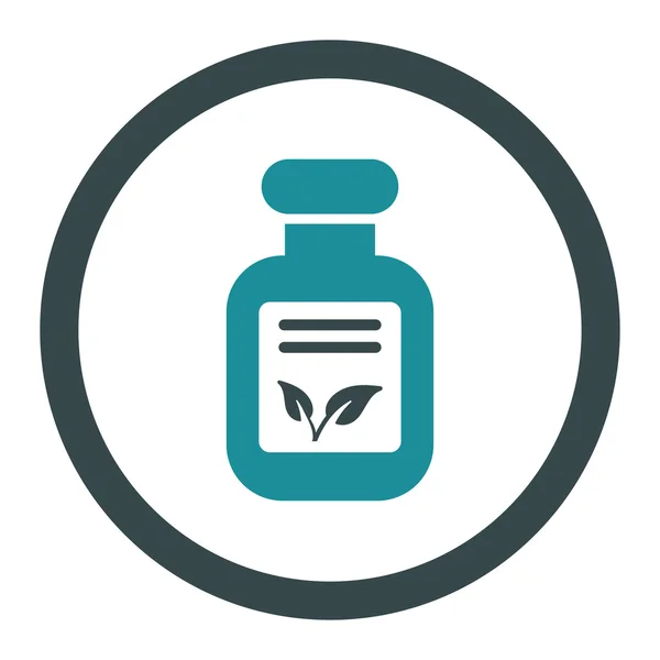 Natural Drugs Rounded Vector Icon — Stock Vector