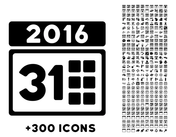 Icono del Mes 2016 — Vector de stock