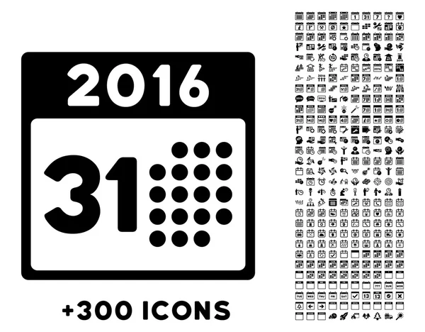 Icono del Día del Mes 2016 — Vector de stock