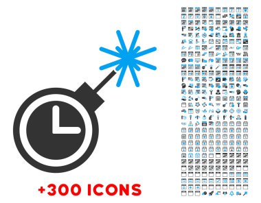 saatli bomba simgesi