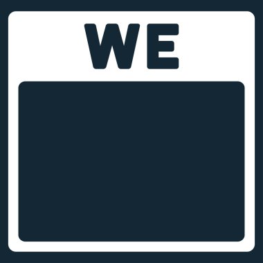 Çarşamba düz simgesi