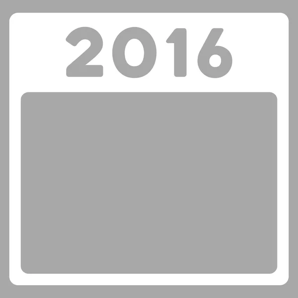 Ikona 2016 roku — Wektor stockowy