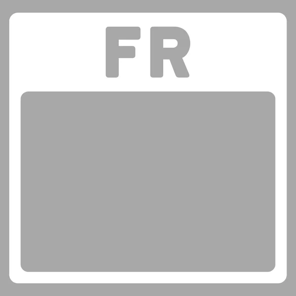 Fredag Flat ikonen — Stock vektor