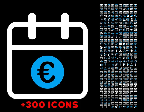 Euro datumpictogram — Stockfoto