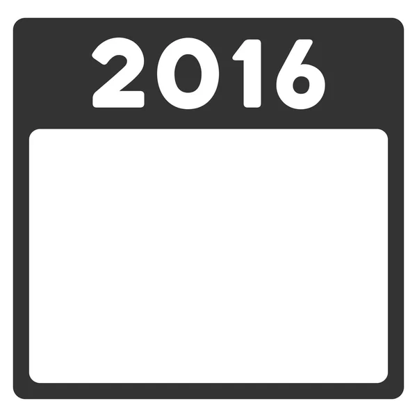 2016 Year Icon — Stock Vector