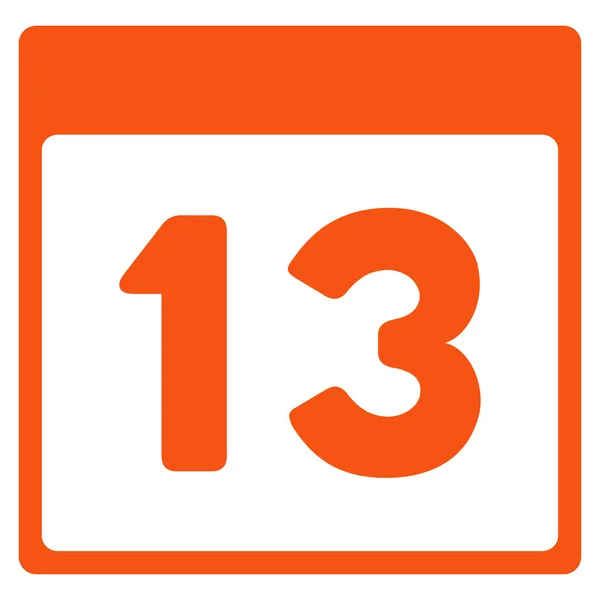 XIII dzień ikona — Wektor stockowy