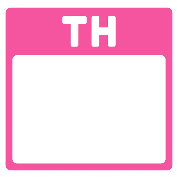 Thursday Flat Icon — Stock Vector