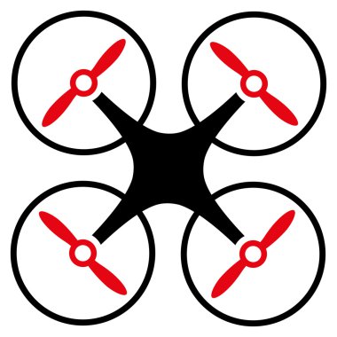 Nanocopter düz simgesi