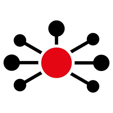 İlişkiler düz simgesi