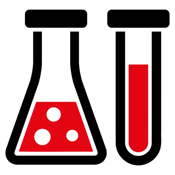 Chemie platte pictogram — Stockvector