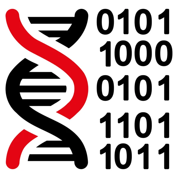 Genome Code Icon — Stock Vector