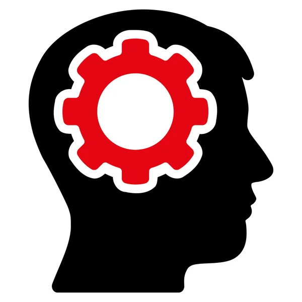 Icono de la mente humana — Vector de stock