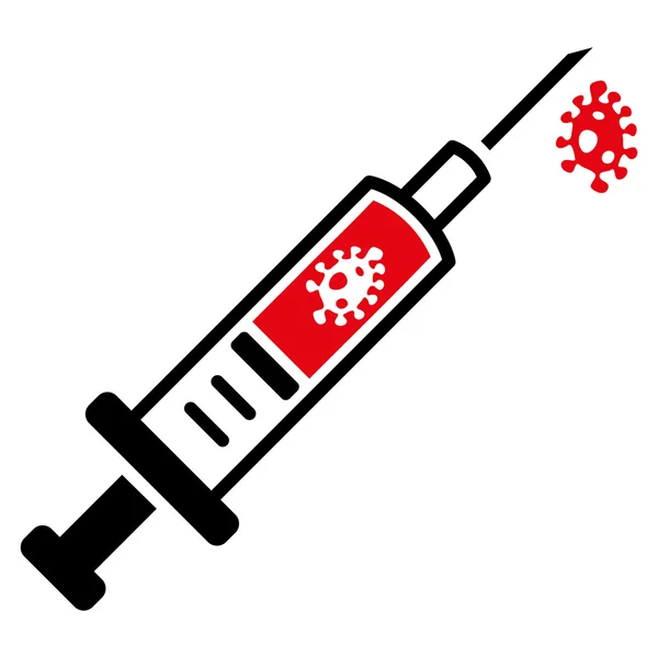 Infektion injektion ikonen — Stock vektor