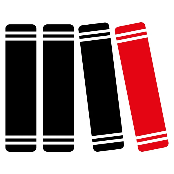 Bibliothèque Icône Livres — Image vectorielle