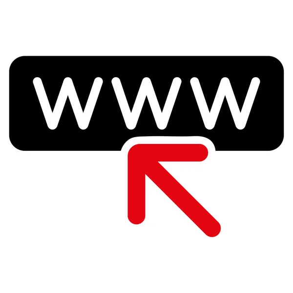 Wybierz serwis WWW ikona — Wektor stockowy