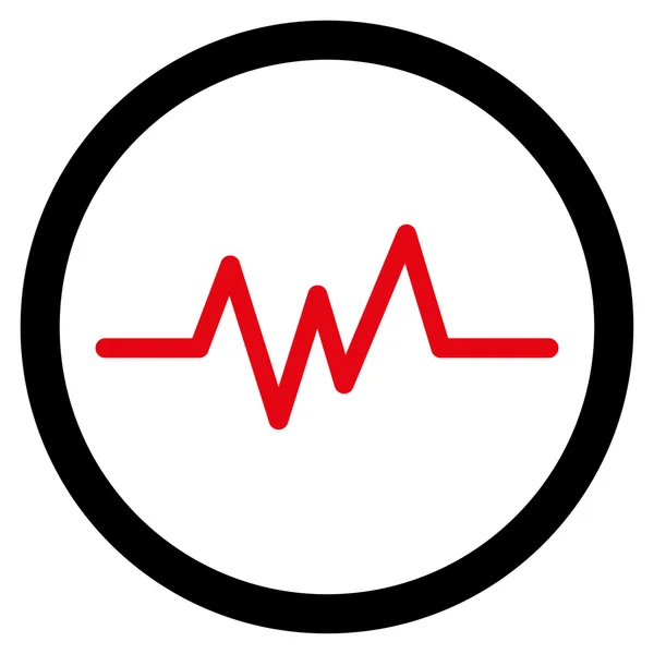 Пульс моніторингу значок — стоковий вектор