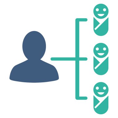 Çocuk bağlantıları simgesi