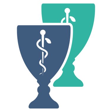 Tıbbi bardak simgesi