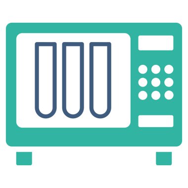 Sterilizatör düz simgesi