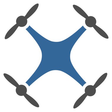 Airdrone düz simgesi