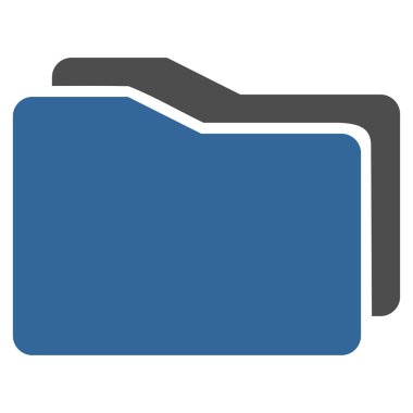 klasörleri düz simgesi