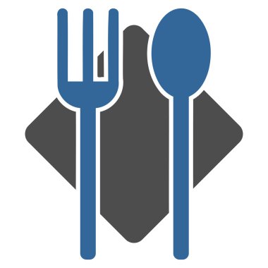 Beslenme düz simgesi